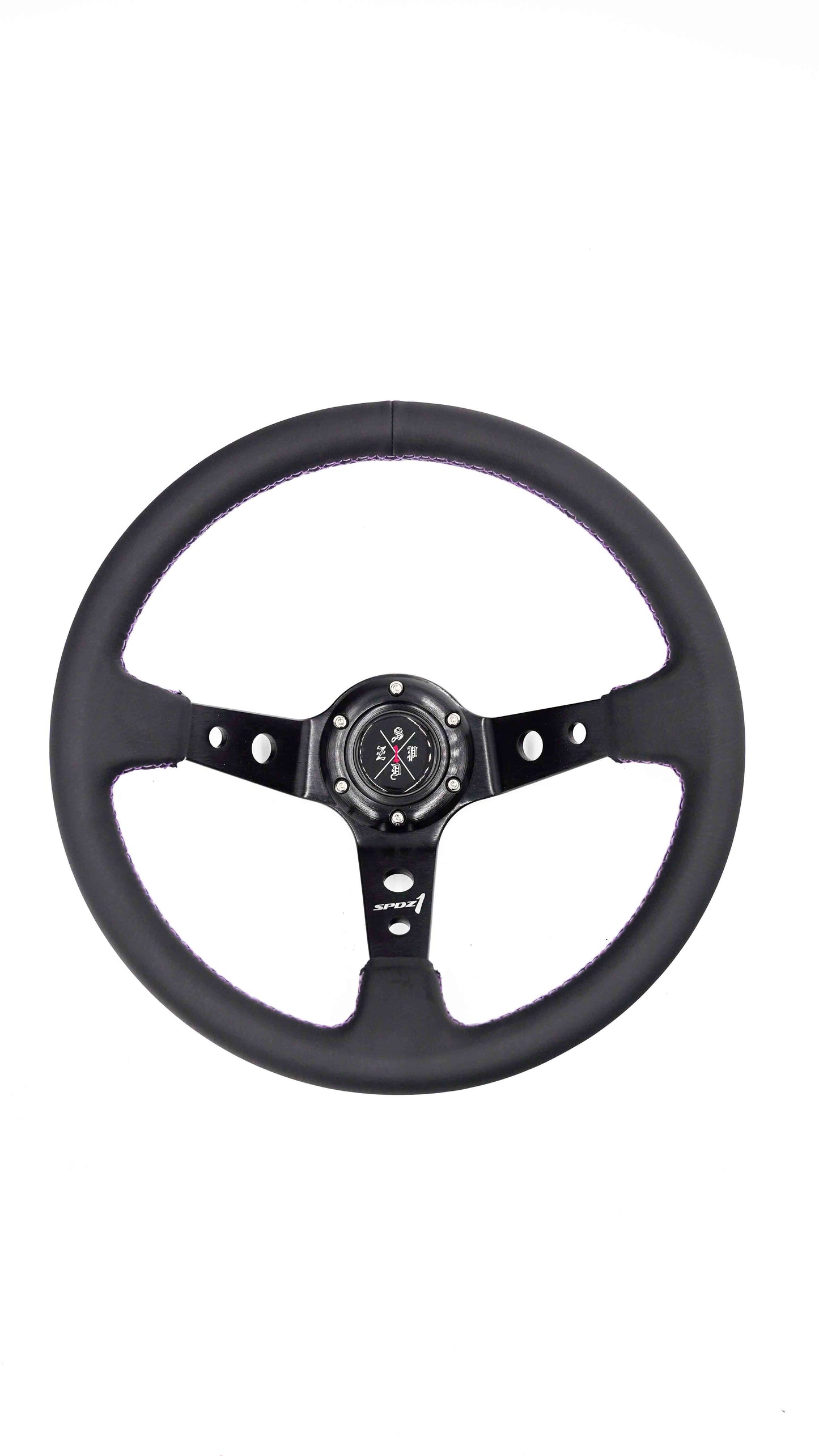 SPDZ1 Purple Lined Steering Wheel