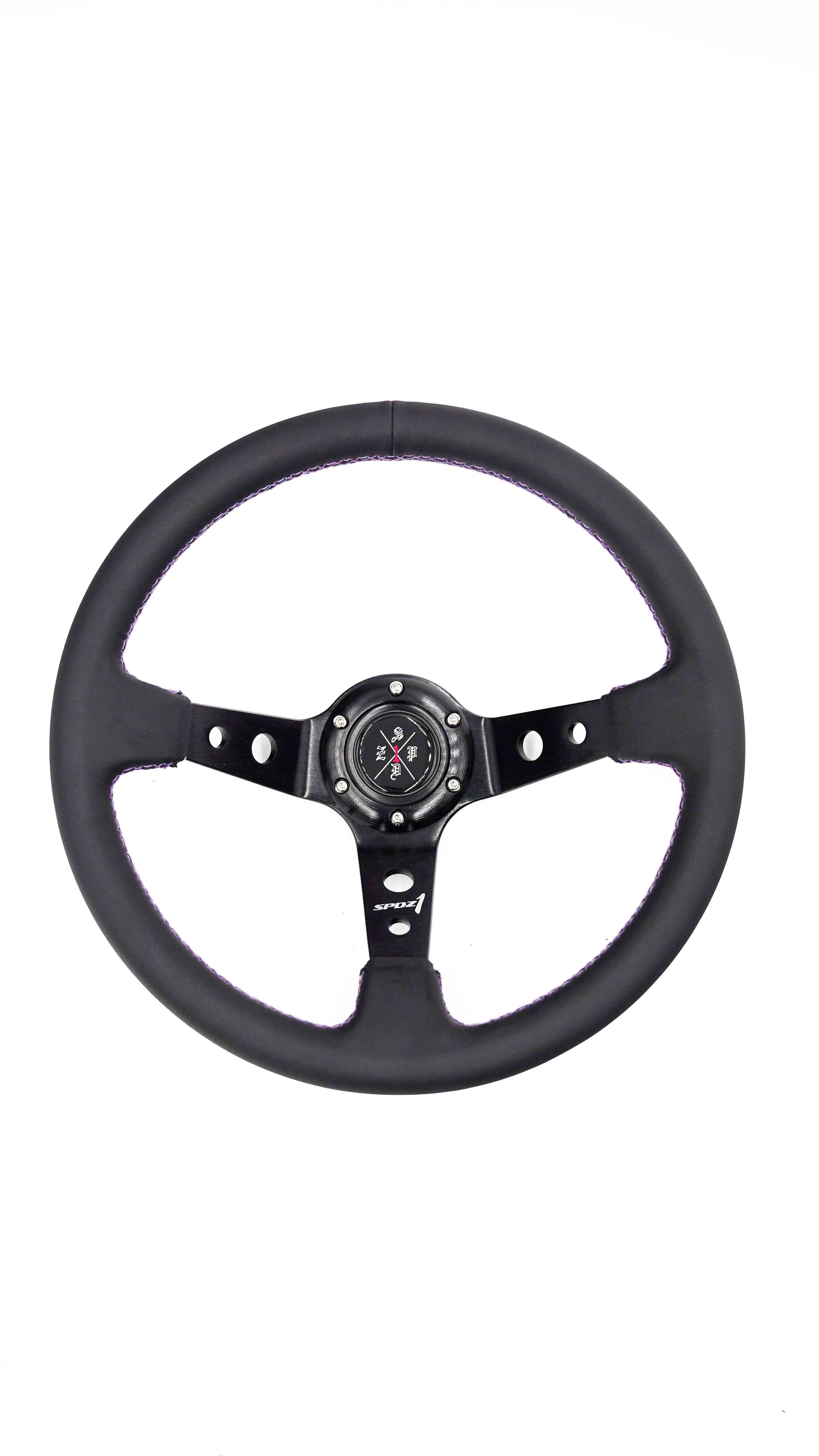 SPDZ1 Purple Lined Steering Wheel