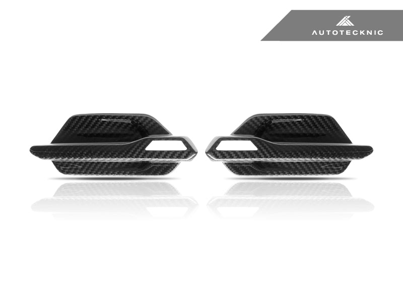 AutoTecknic Dry Carbon Fiber Fender Trims - BMW F87 M2