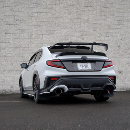 JDMuscle [22-25 WRX] STI Style Swan Neck Spoiler | Paint Matched / Carbon Fiber