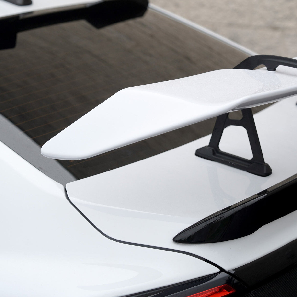 JDMuscle [22-25 WRX] STI Style Swan Neck Spoiler | Paint Matched / Carbon Fiber