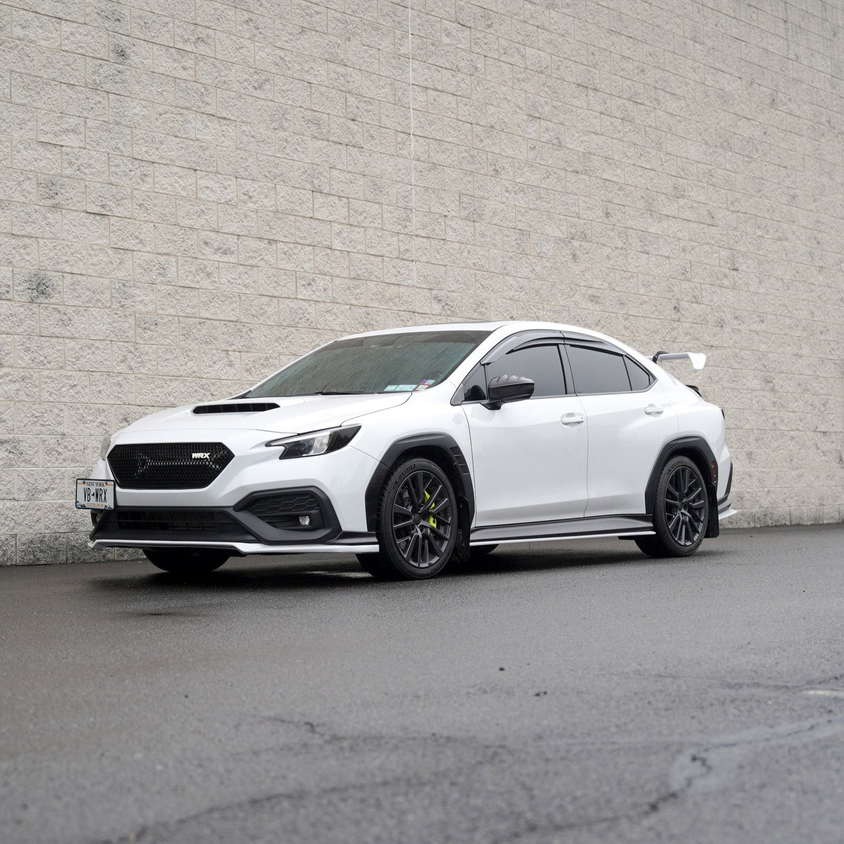 JDMuscle [22-25 WRX] STI Style Swan Neck Spoiler | Paint Matched / Carbon Fiber