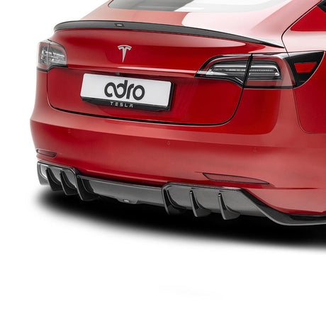 Tesla Model 3 Premium Prepreg Carbon Fiber Rear Diffuser