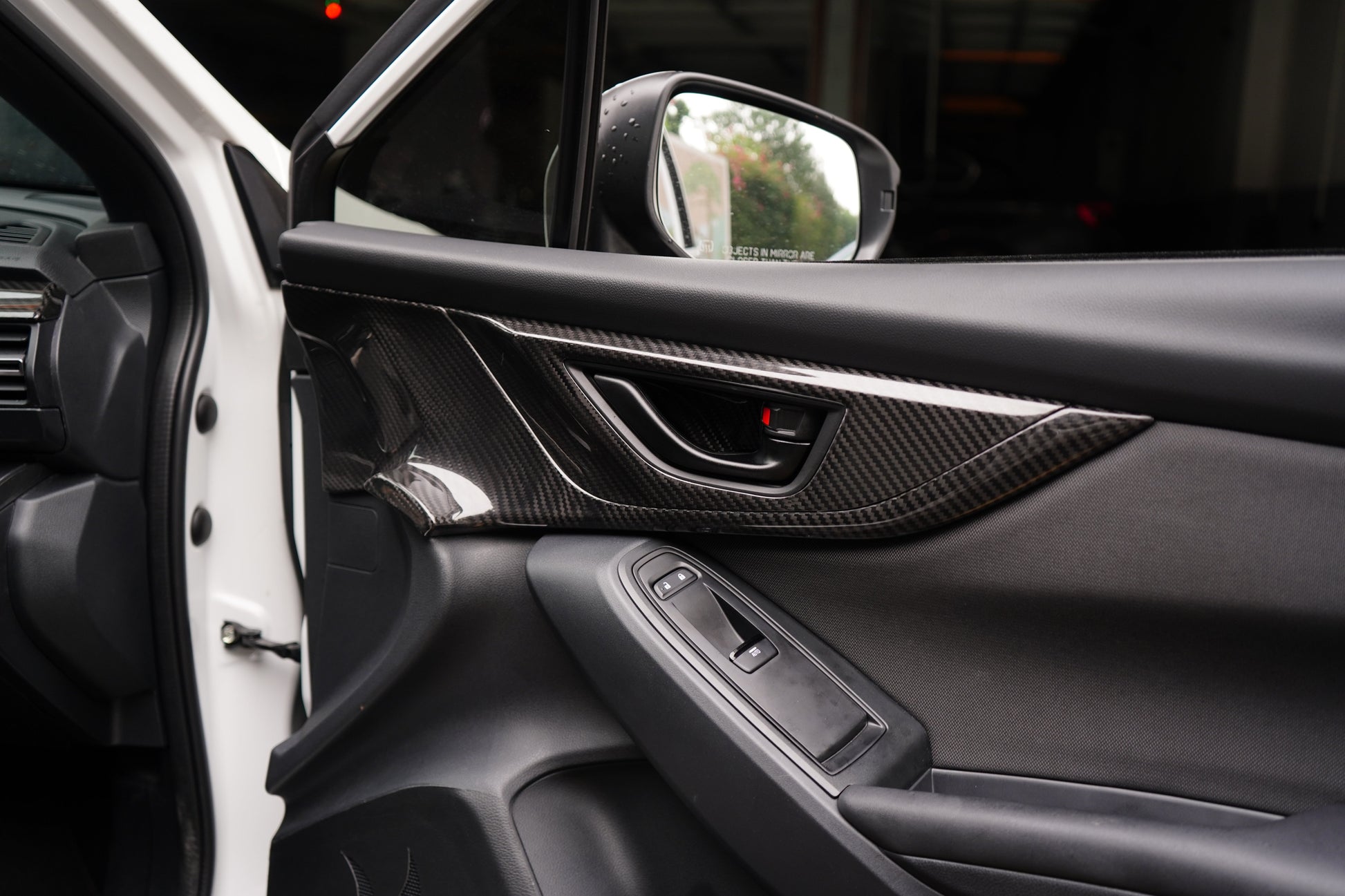 JDMuscle [22-25 WRX] Tanso Dry Carbon Fiber Front Door Larger Pannel Covers - 2 PC