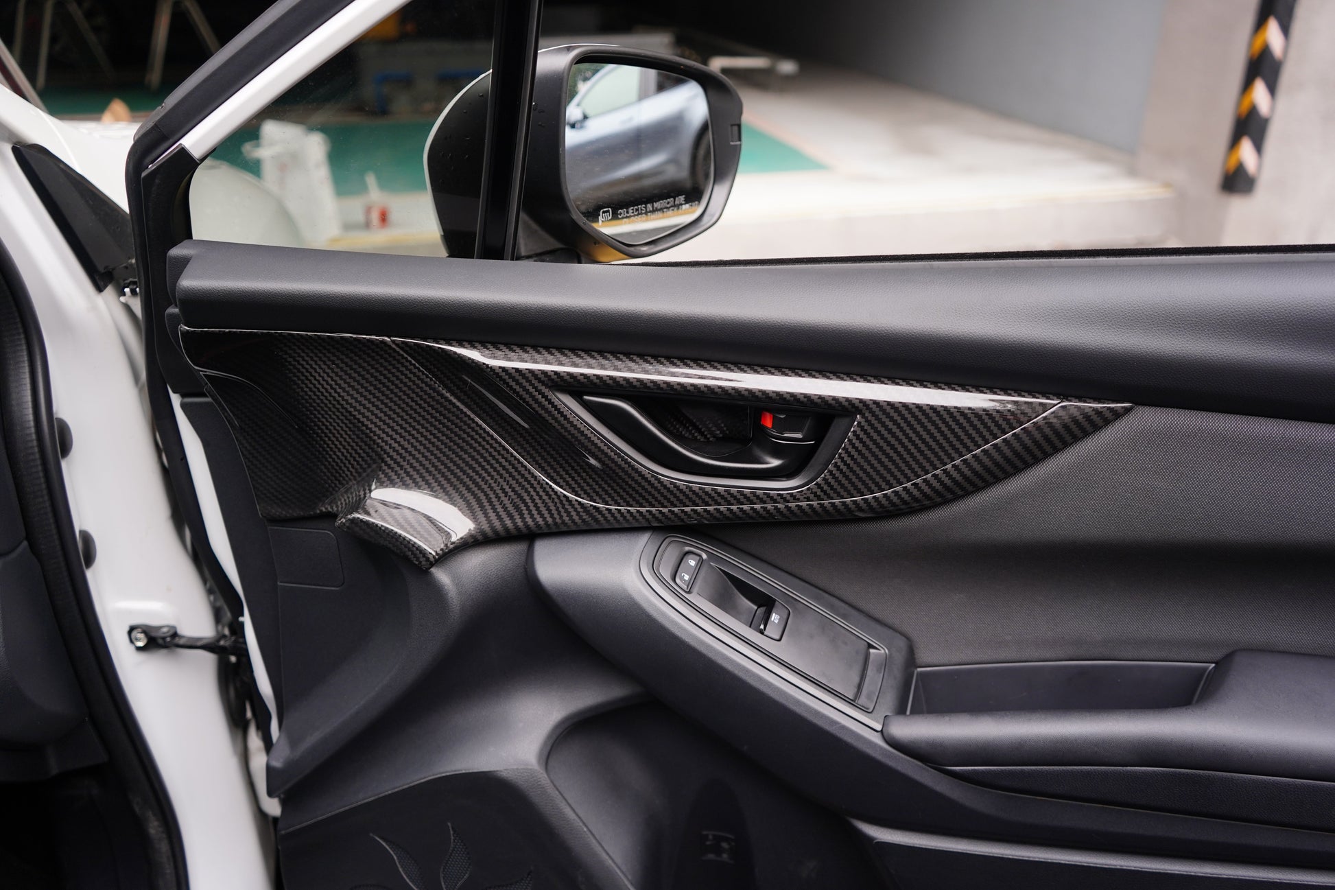 JDMuscle [22-25 WRX] Tanso Dry Carbon Fiber Front Door Larger Pannel Covers - 2 PC