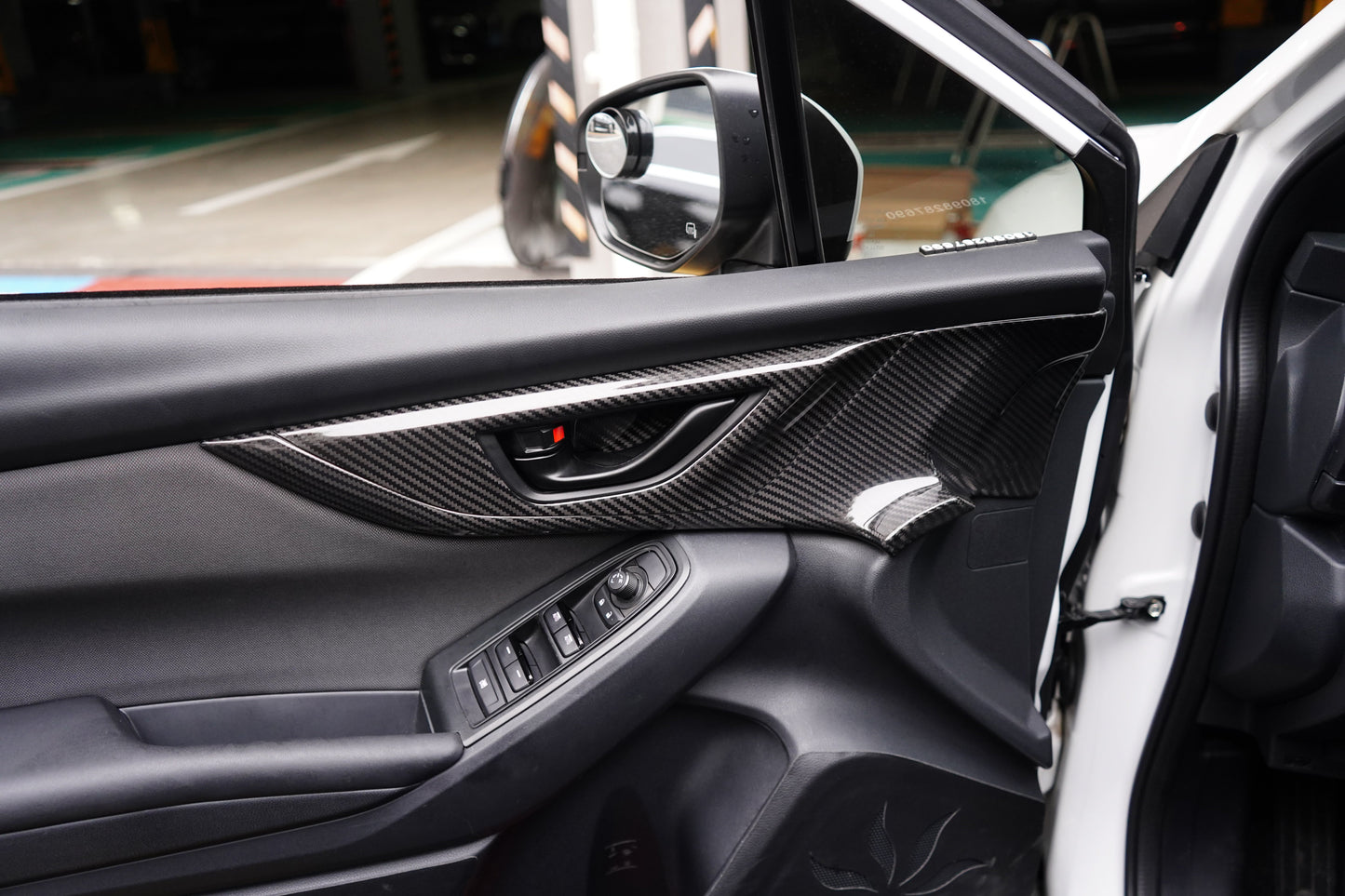 JDMuscle [22-25 WRX] Tanso Dry Carbon Fiber Front Door Larger Pannel Covers - 2 PC