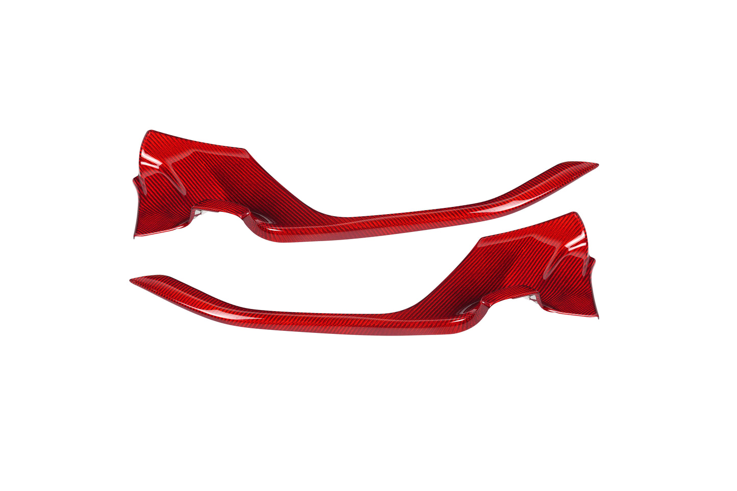 JDMuscle [22-25 WRX] Tanso Dry Carbon Fiber Front Door Larger Pannel Covers - 2 PC