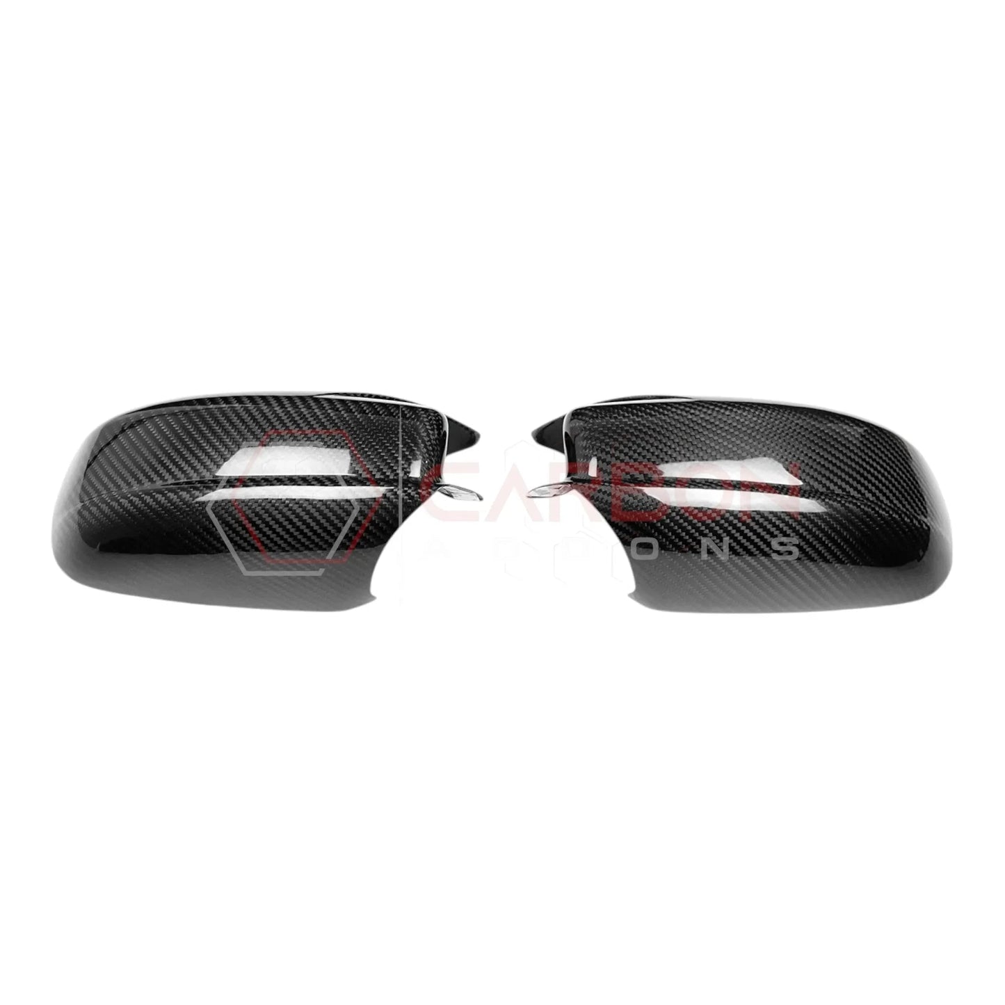 2011-2023 Dodge Charger Chrysler 300 M Style Real Carbon Fiber Exterior Mirror Covers w/ Horns