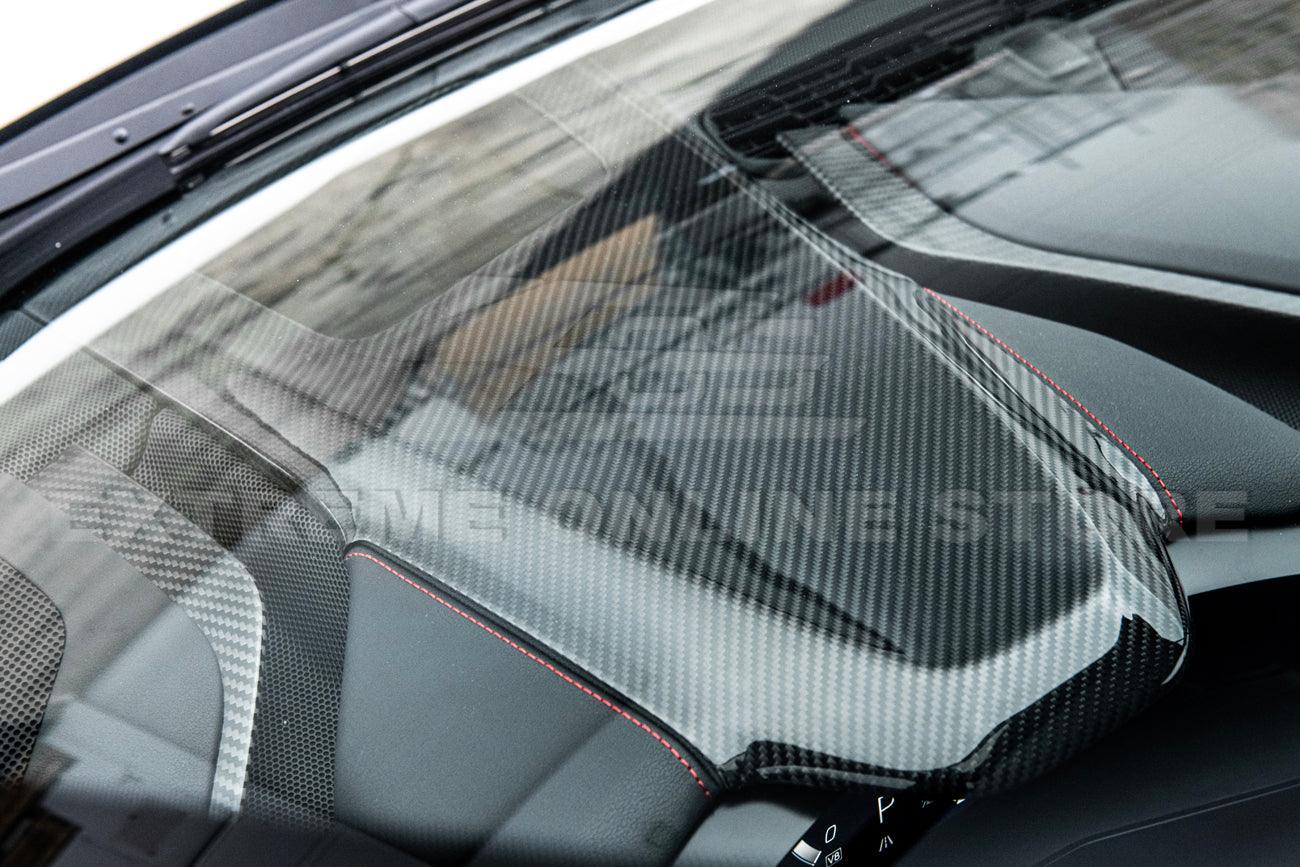Chevrolet Corvette C8 Carbon Fiber Upper Dashboard Pad Instrument Panel Cover