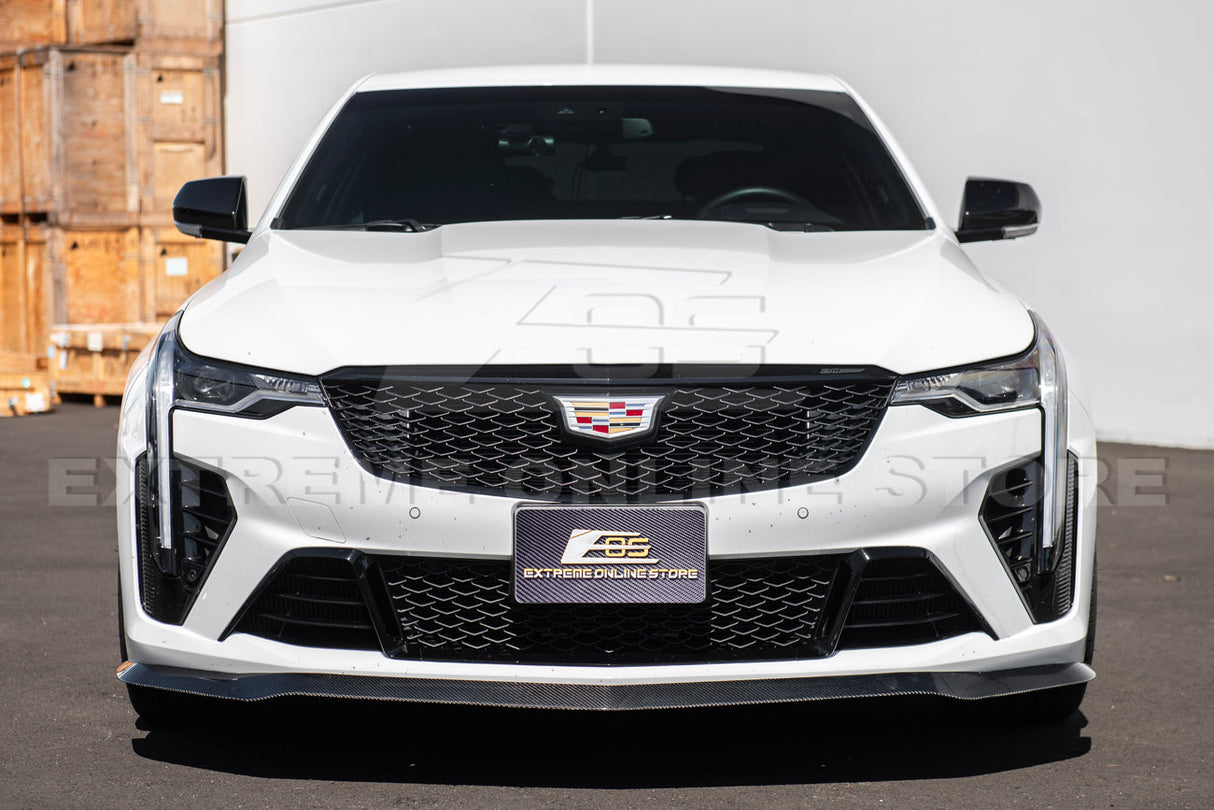 2020-Up Cadillac CT4-V Blackwing Front Lip Splitter