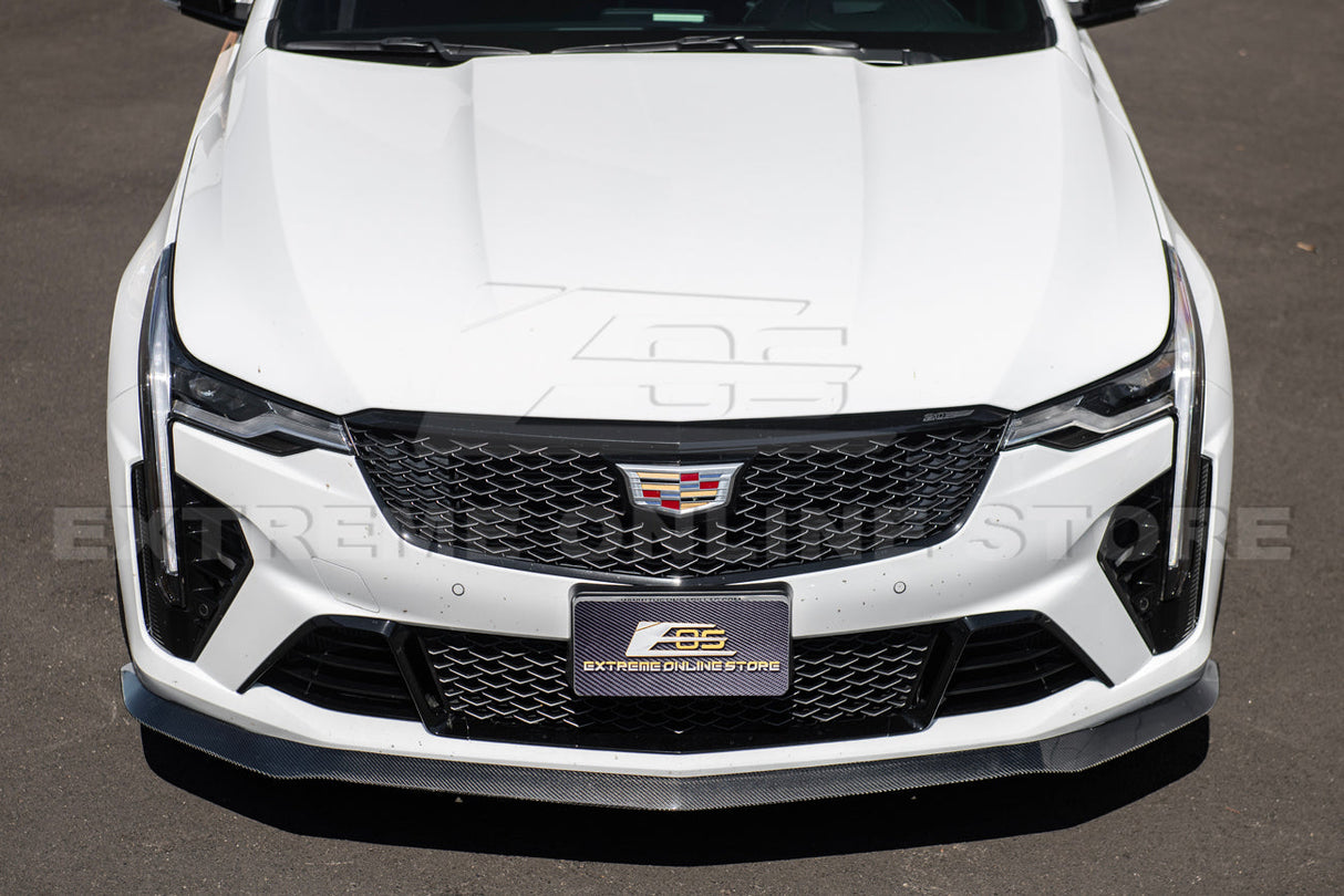 2020-Up Cadillac CT4-V Blackwing Front Lip Splitter