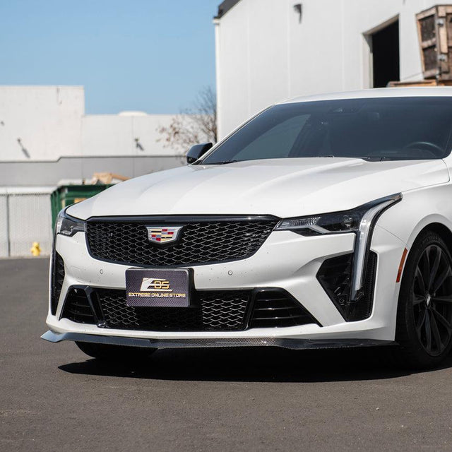 2020-Up Cadillac CT4-V Blackwing Front Lip Splitter