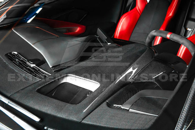 Chevrolet Corvette C8 Carbon Fiber Upper Dash Instrument Panel Full Cover Kit