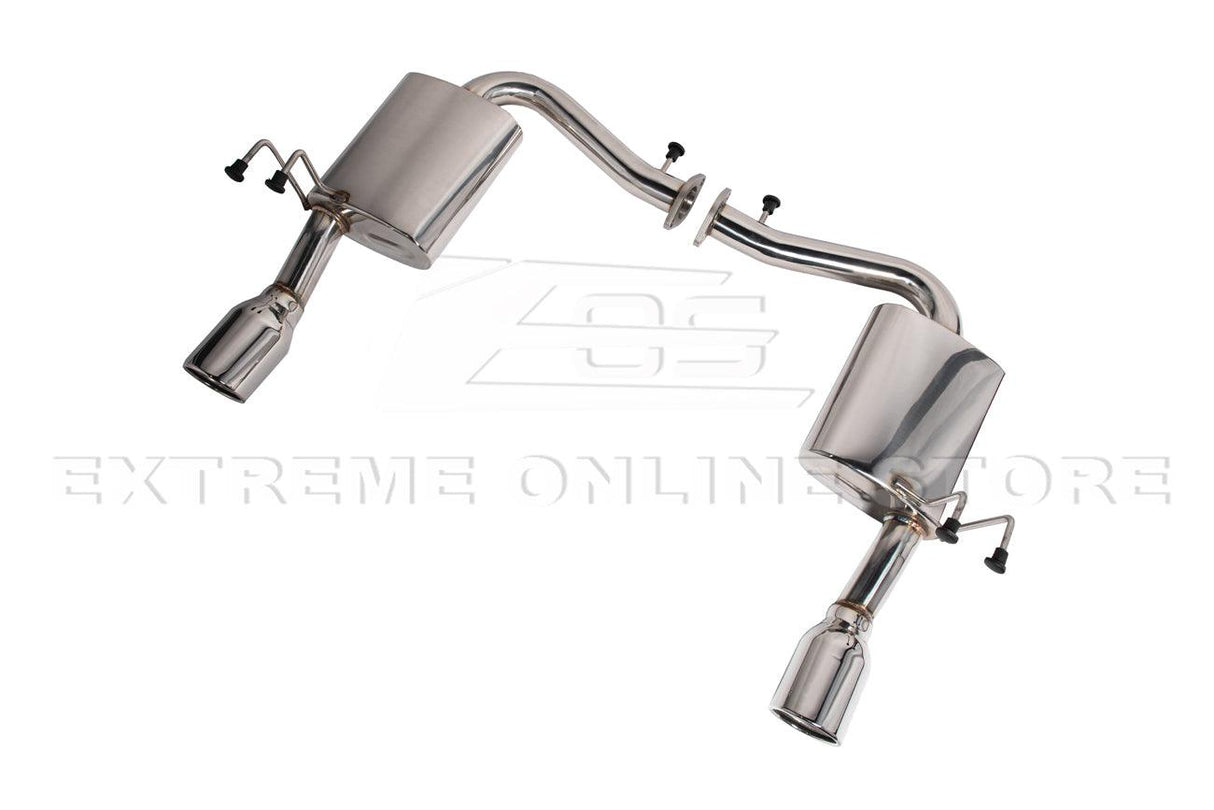 2016-21 Honda Civic 1.5t | T-304 Muffler Axle Back 4Inch Dual Tips Exhaust