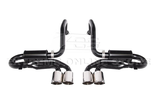 Corvette C5 Muffler Axle Back Quad Tips Exhaust