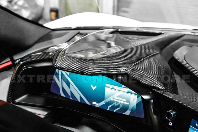 Chevrolet Corvette C8 Carbon Fiber Upper Dash Instrument Panel Full Cover Kit