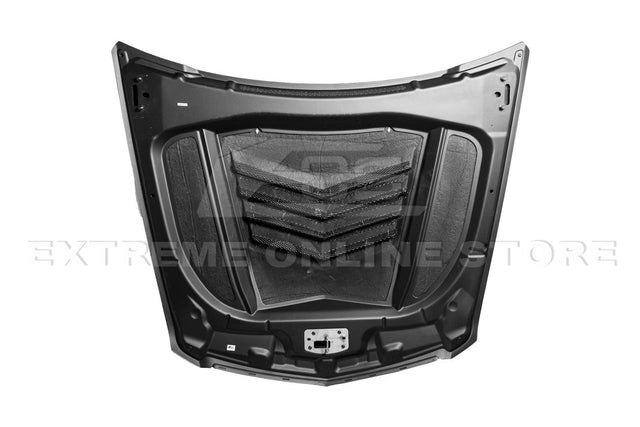 2009-15 Cadillac CTS-V Carbon Fiber Middle Vented Front Bumper Hood