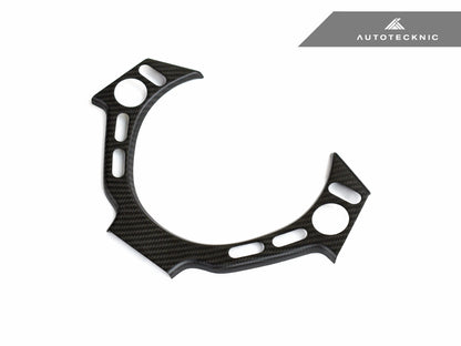 AutoTecknic Dry Carbon Fiber Steering Wheel Trim - Nissan R35 GTR