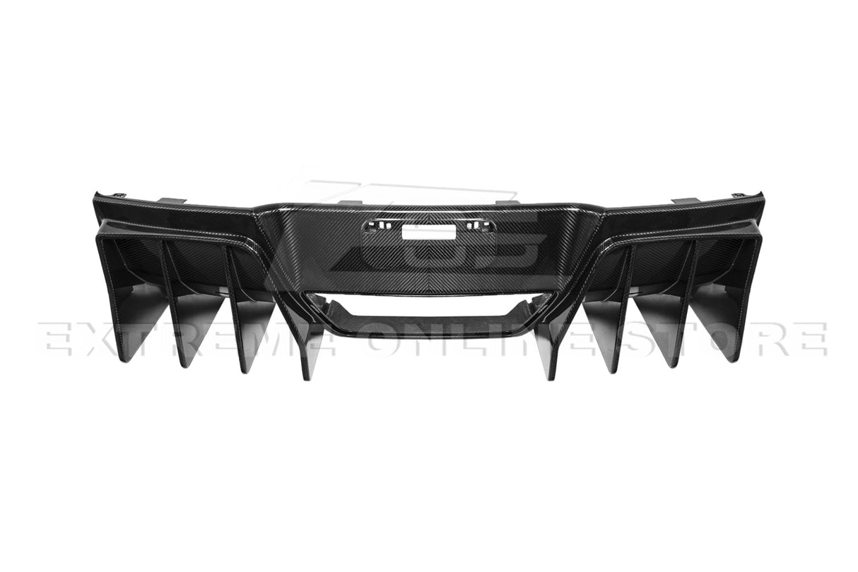 Corvette C7 Track Package Carbon Fiber Rear Bumper Finned Diffuser