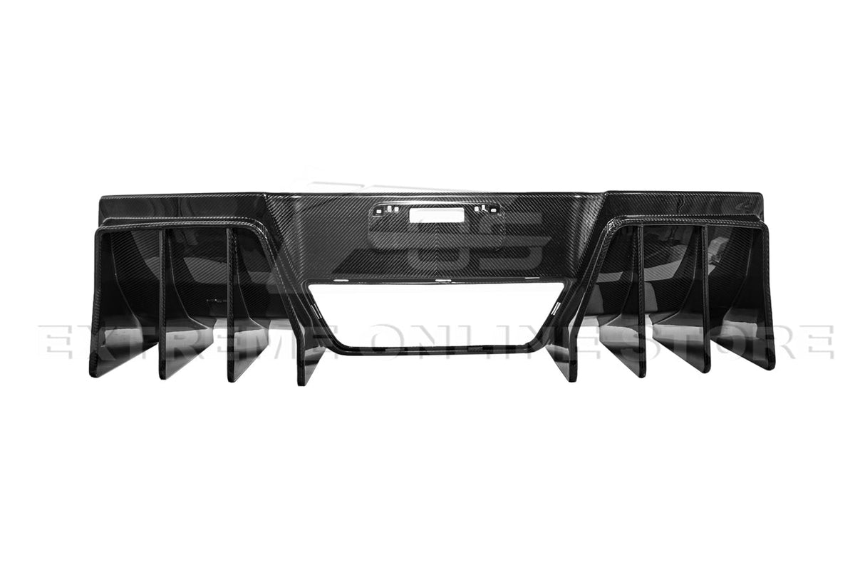 Corvette C7 Track Package Carbon Fiber Rear Bumper Finned Diffuser