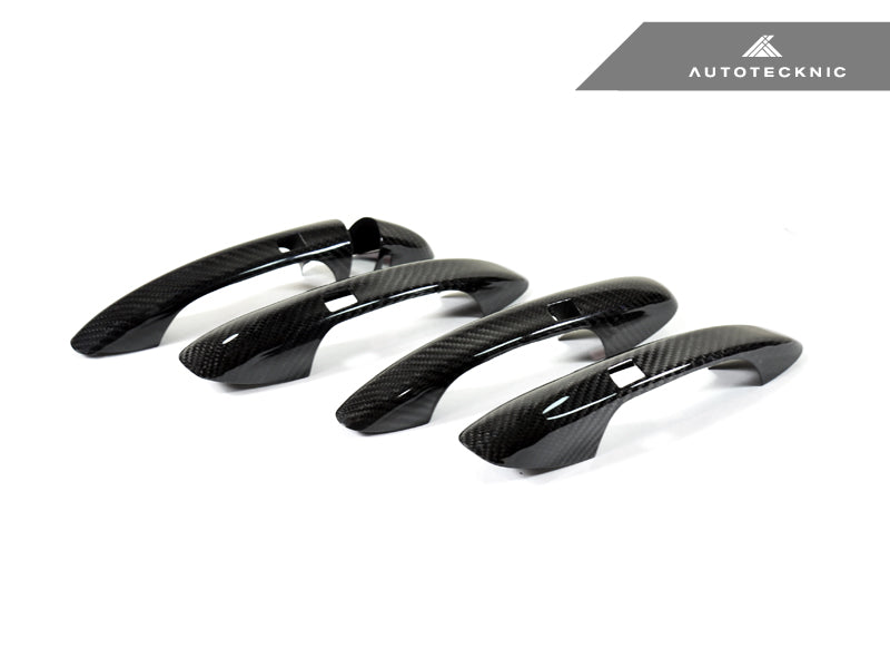 AutoTecknic Dry Carbon Fiber Door Handle Trims - Mercedes-Benz W205 | W213 | W222