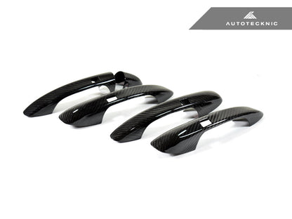 AutoTecknic Dry Carbon Fiber Door Handle Trims - Mercedes-Benz W205 | W213 | W222