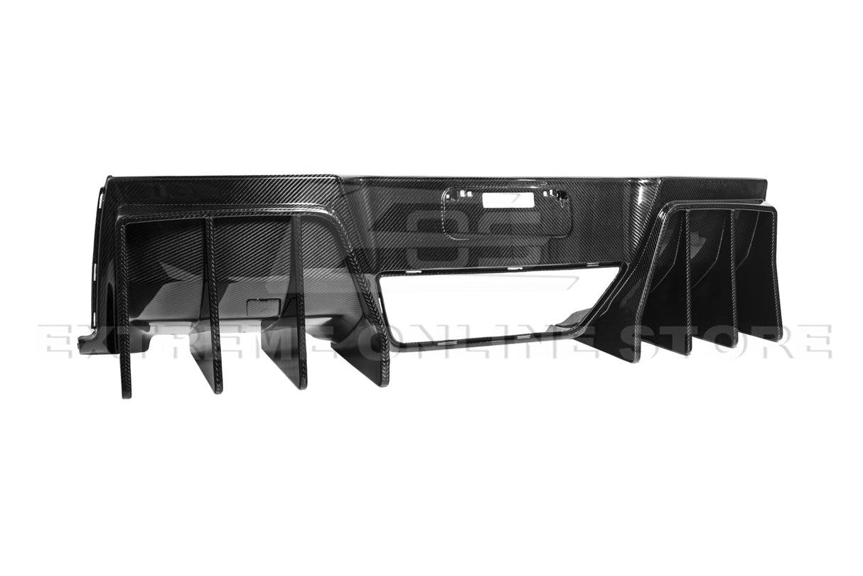 Corvette C7 Track Package Carbon Fiber Rear Bumper Finned Diffuser