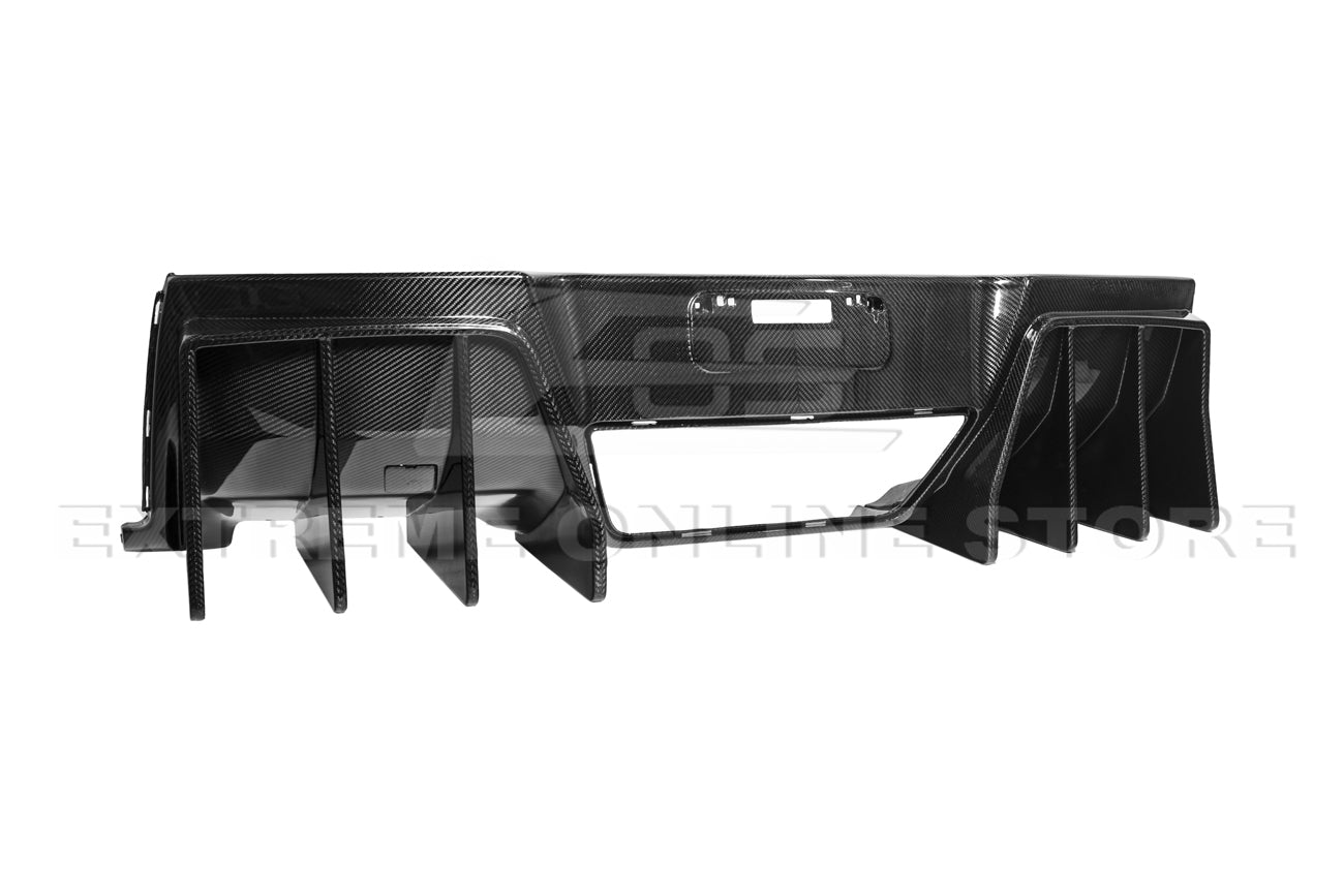 Corvette C7 Track Package Carbon Fiber Rear Bumper Finned Diffuser