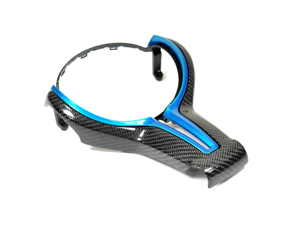 AutoTecknic Painted Steering Wheel Trim - BMW F87 M2 | F80 M3 | F82/ F83 M4 | F10 M5 LCI | F06/ F12/ F13 M6