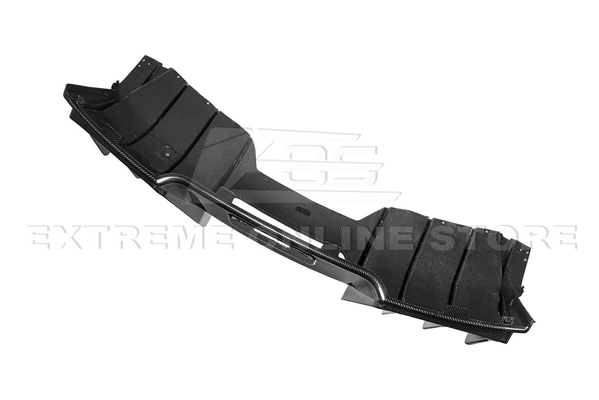 Corvette C7 Track Package Carbon Fiber Rear Bumper Finned Diffuser