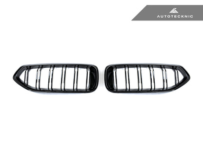 AutoTecknic Dual-Slats Gloss Black Front Grille Set - G29 Z4