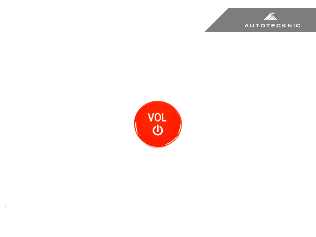 AutoTecknic Bright Red Audio Volume Button - BMW G87 M2