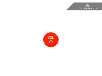 AutoTecknic Bright Red Audio Volume Button - BMW G87 M2