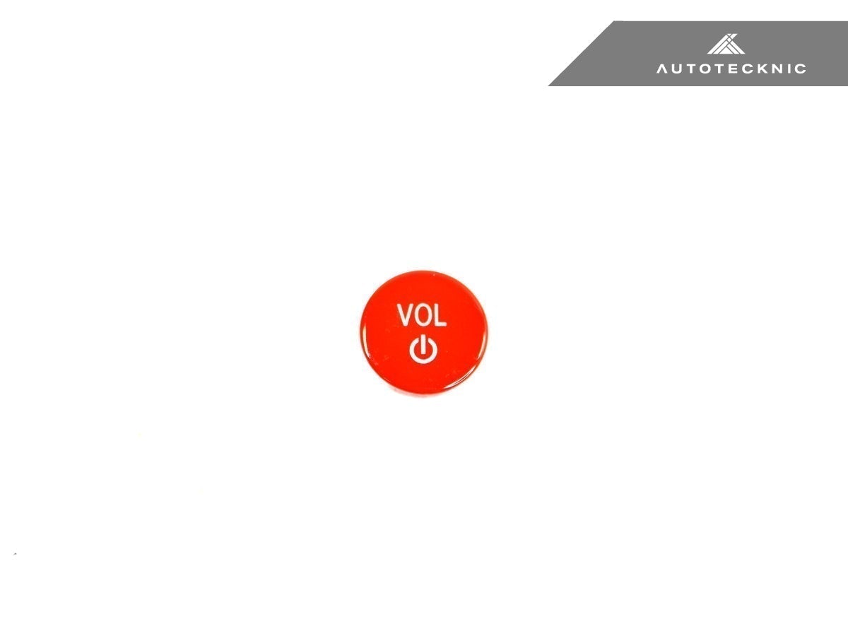 AutoTecknic Bright Red Audio Volume Button - F95 X5M | F96 X6M