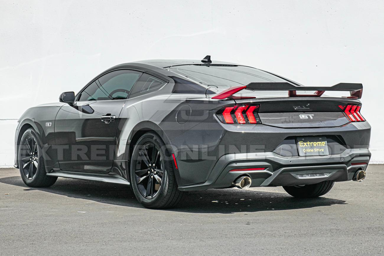 2024-Up Ford Mustang Carbon Fiber GT Performance Wing Rear Gurney Flap Spoiler