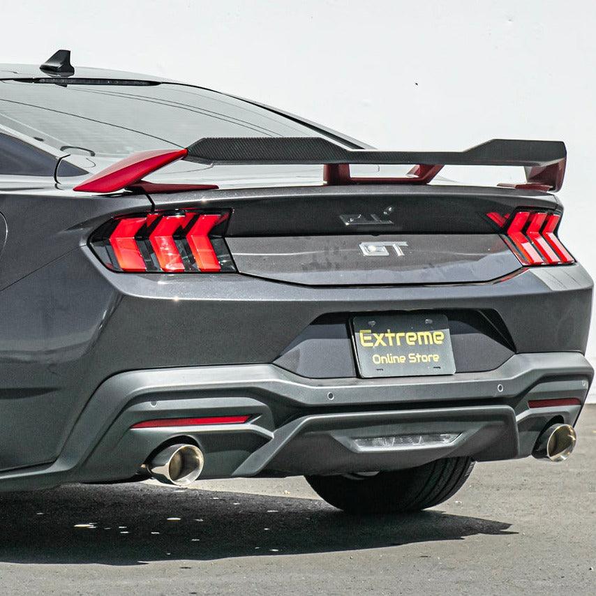 2024-Up Ford Mustang Carbon Fiber GT Performance Wing Rear Gurney Flap Spoiler