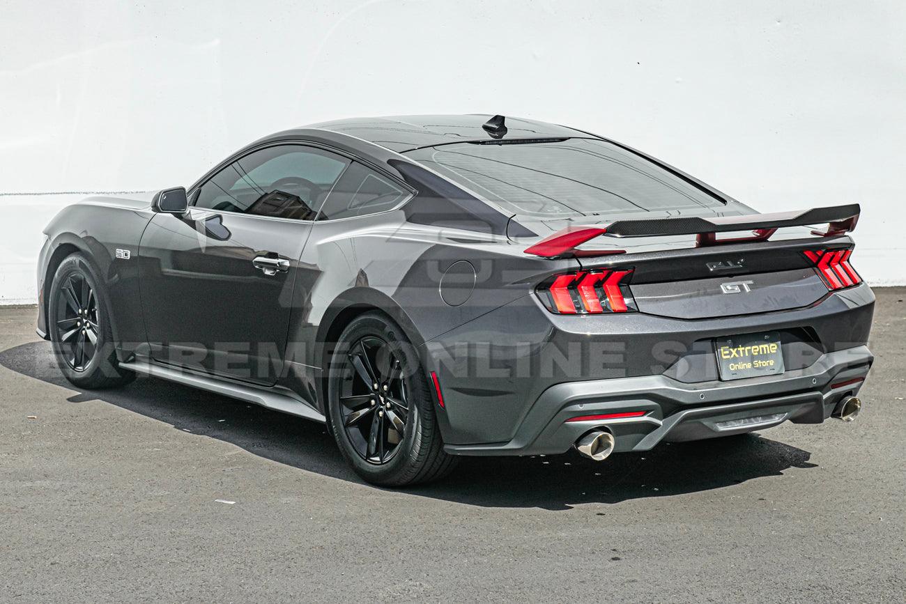 2024-Up Ford Mustang Carbon Fiber GT Performance Wing Rear Gurney Flap Spoiler