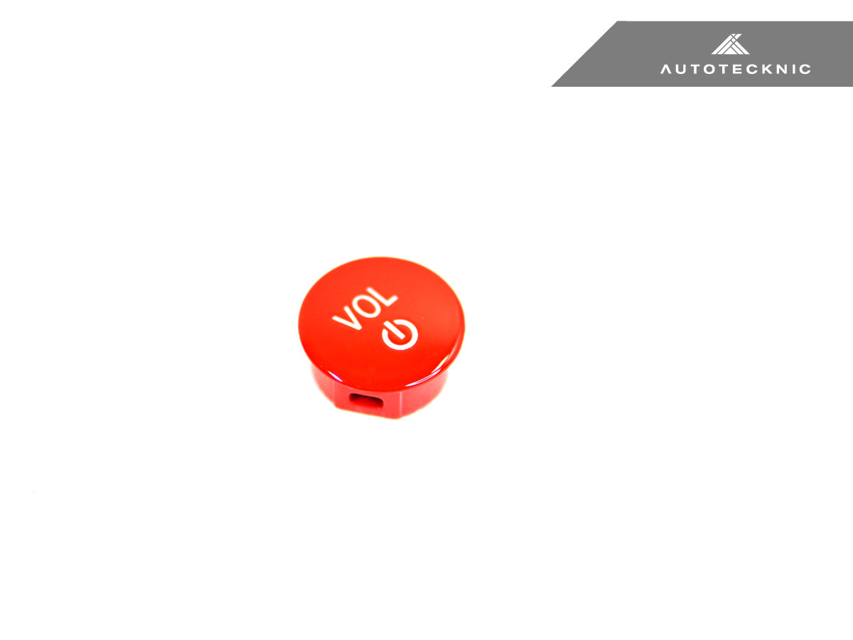 AutoTecknic Bright Red Audio Volume Button - BMW G87 M2