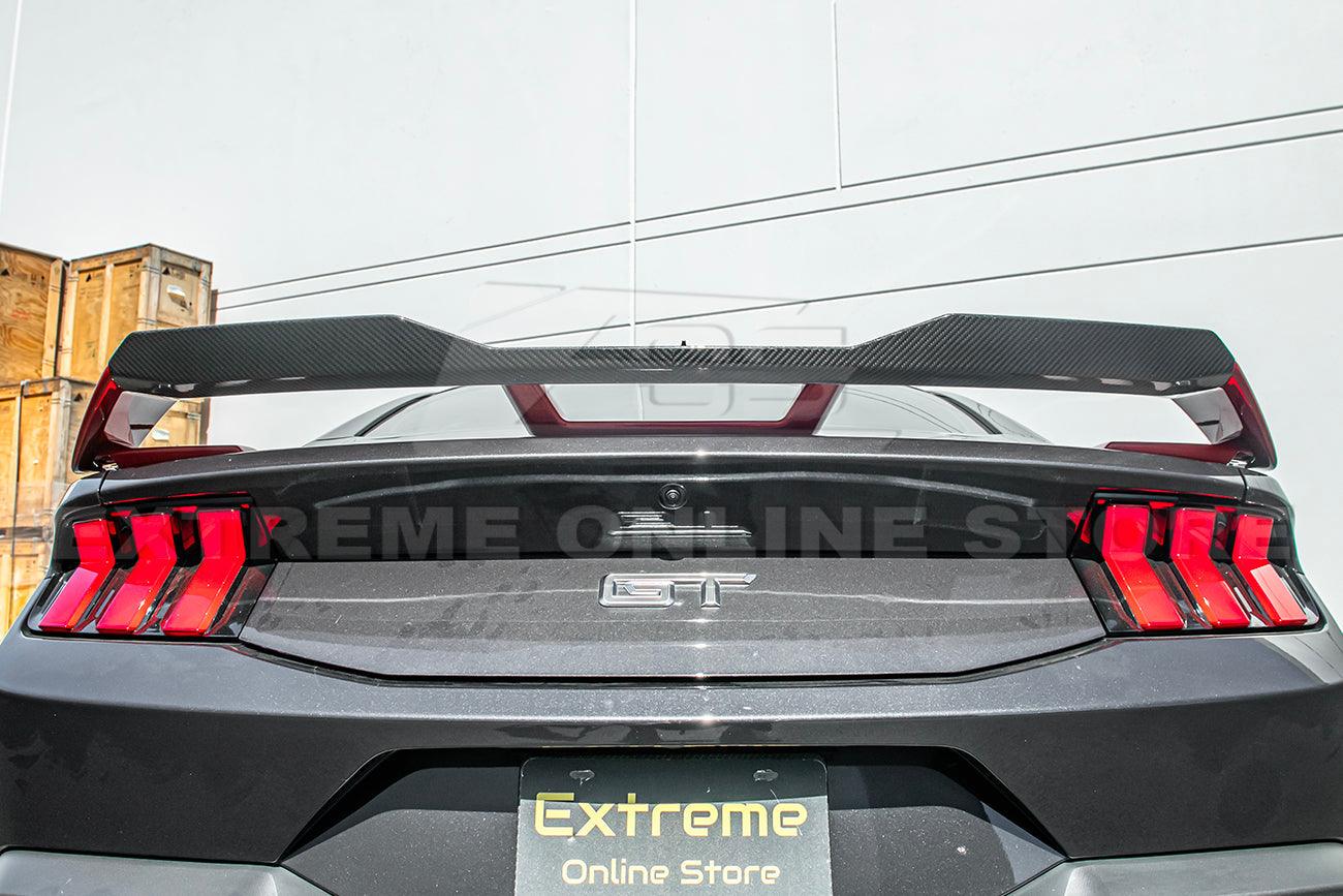 2024-Up Ford Mustang Carbon Fiber GT Performance Wing Rear Gurney Flap Spoiler
