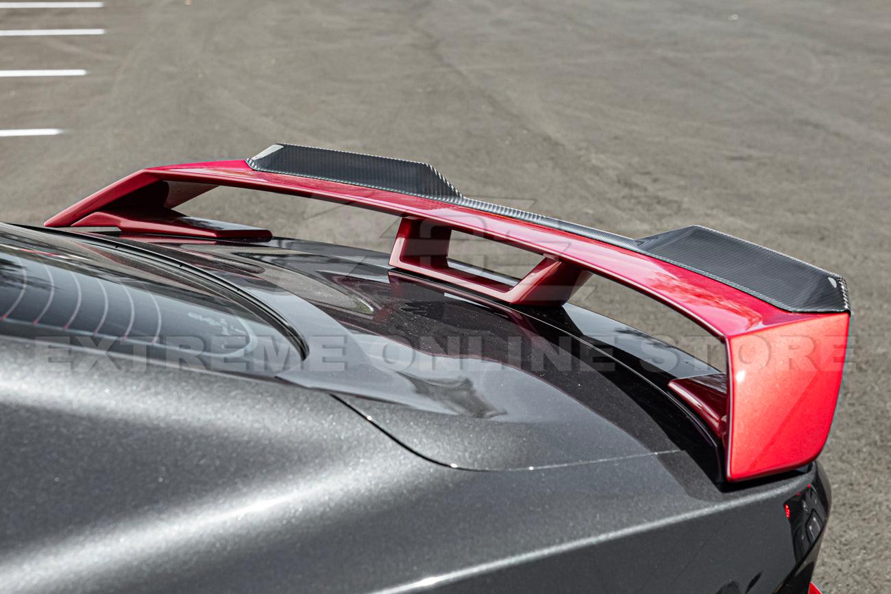 2024-Up Ford Mustang Carbon Fiber GT Performance Wing Rear Gurney Flap Spoiler