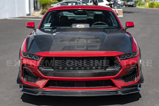 2024-Up Mustang Carbon Fiber Front Lip