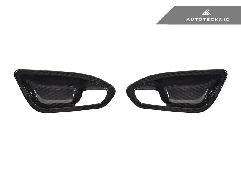 AutoTecknic Dry Carbon Interior Door Handle Trim Set - F87 M2 | F22 2-Series | F20 1-Series