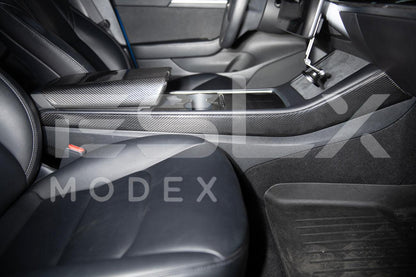 2020-Up Tesla Model 3 & Y Carbon Fiber Interior Center Console Shift Sides
