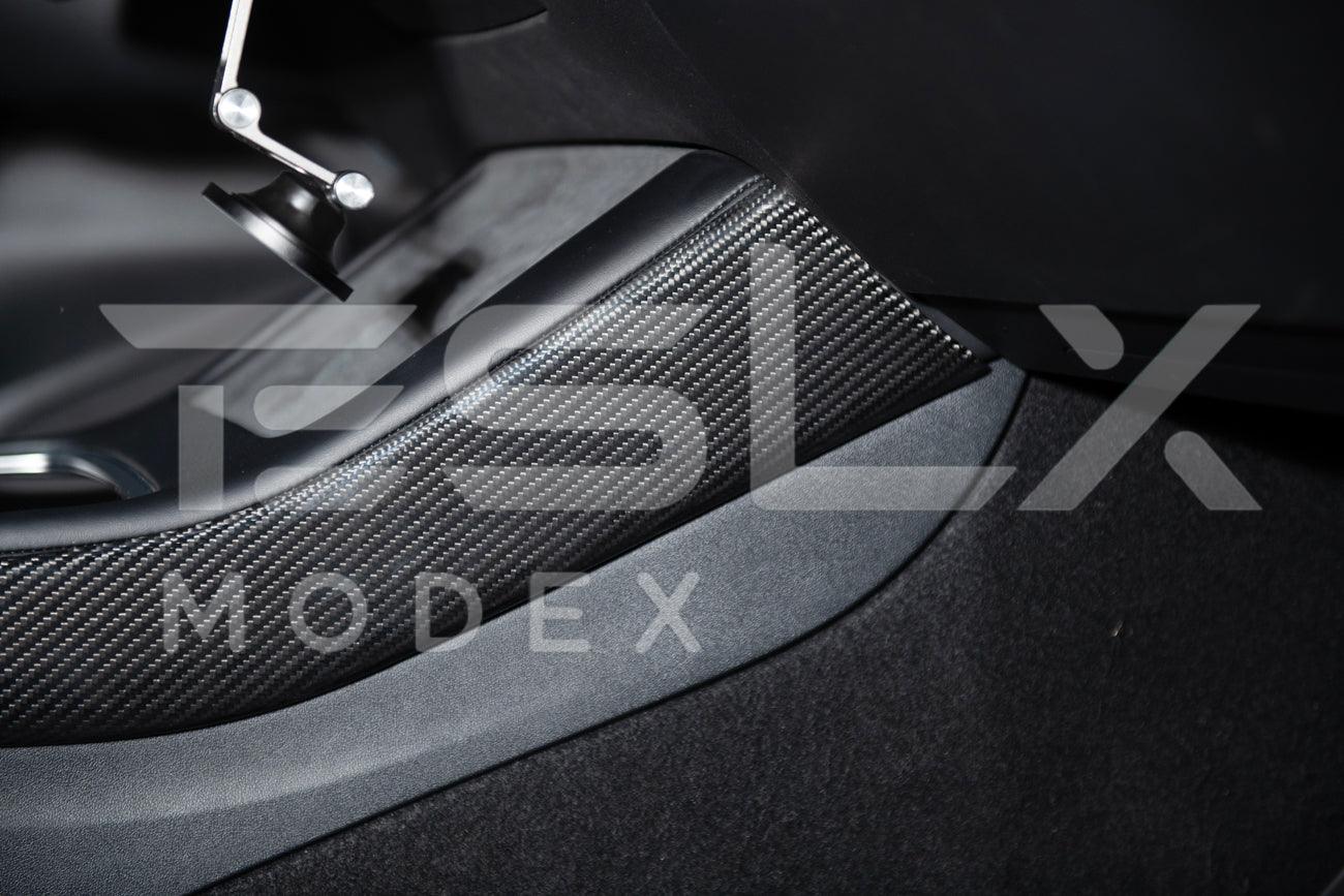 2020-Up Tesla Model 3 & Y Carbon Fiber Interior Center Console Shift Sides