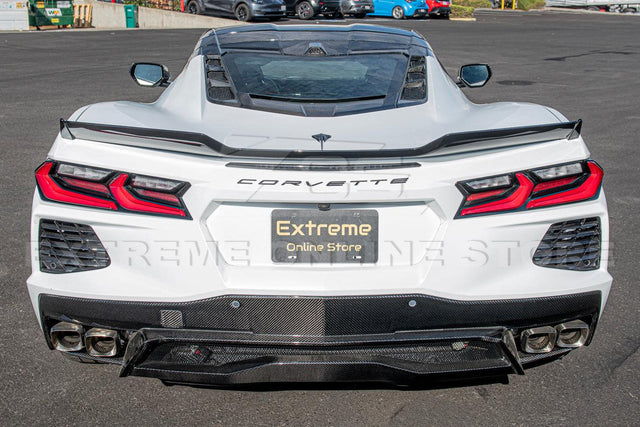 Chevrolet Corvette C8 Z06 Visible Rear Ducktail Spoiler