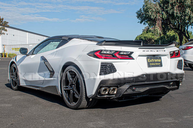 Chevrolet Corvette C8 Z06 Visible Rear Ducktail Spoiler