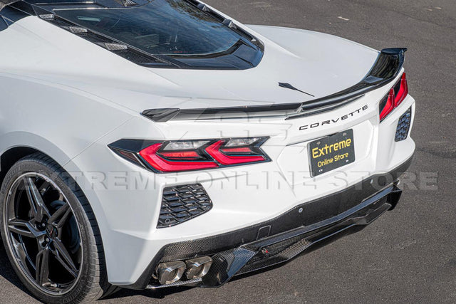 Chevrolet Corvette C8 Z06 Visible Rear Ducktail Spoiler