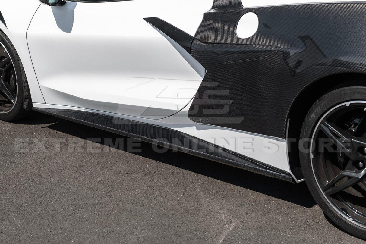 Chevrolet Corvette C8 Side Skirts Rocker Panels