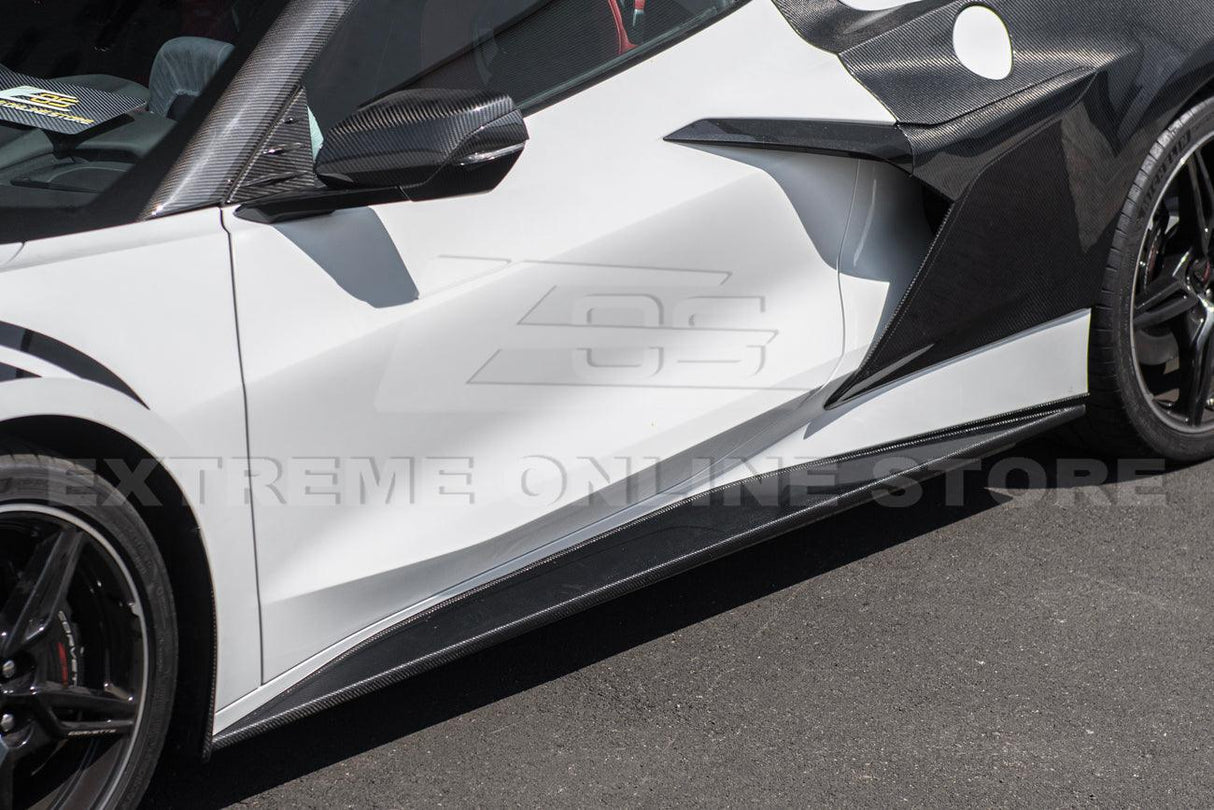 Chevrolet Corvette C8 Side Skirts Rocker Panels