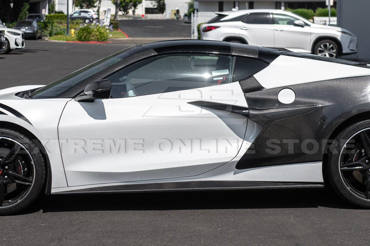Chevrolet Corvette C8 Side Skirts Rocker Panels